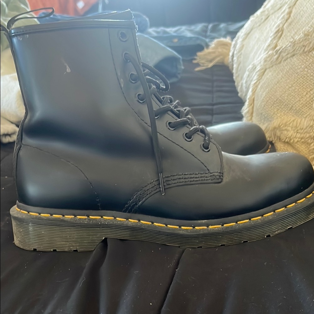 Dr. Martens Black Leather  Boots